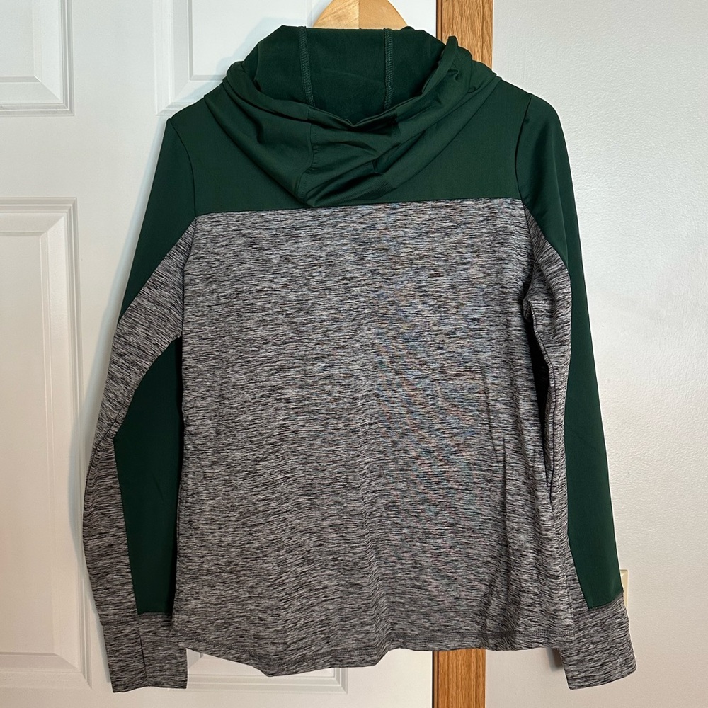 NFL Women's Deep Green Pullover Hoodie - Picture 4 of 5
